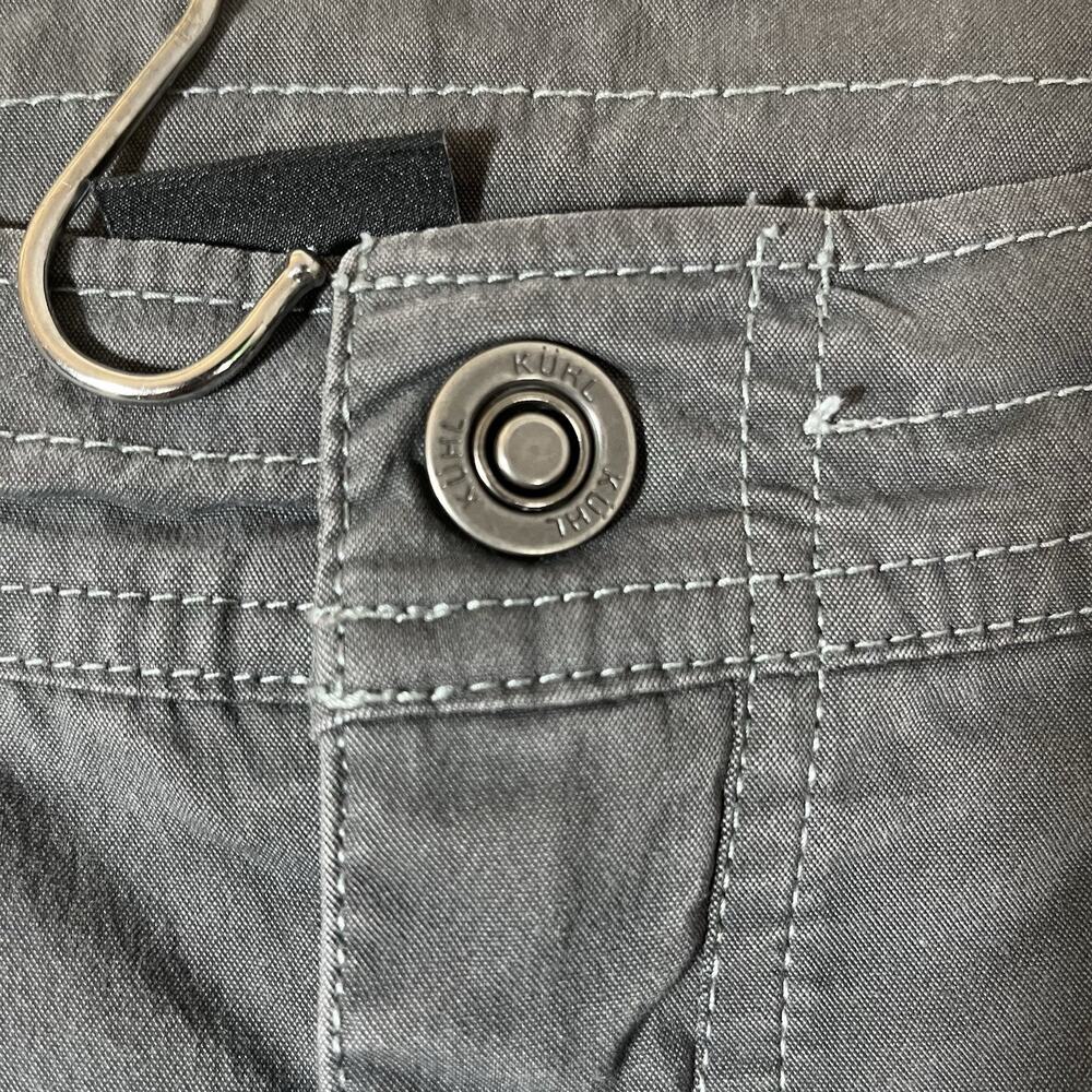 KUHL Shorts Women's Size 8 Gray Splash 11" Inseam Cargo Outdoor Camping Hiking - Picture 5 of 10